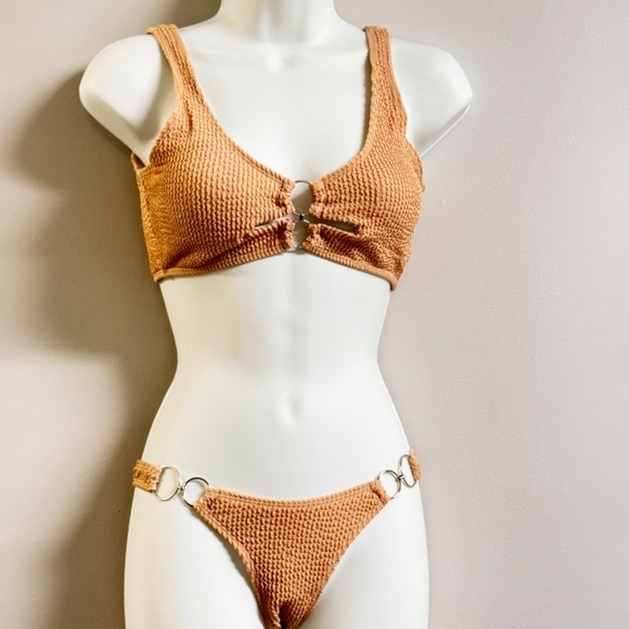 Ribbed 2 pc Bikini Set NWT - Picture 2 of 4